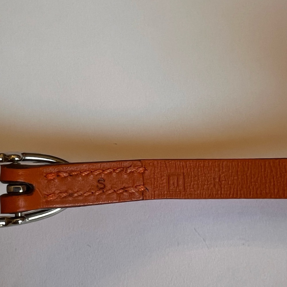Hermes chamonix hapi 3mm Leather Bracelet - Picture 6 of 7